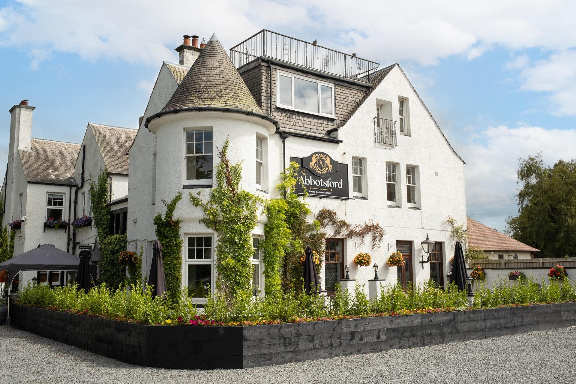 The Abbotsford Hotel exterior in Ayr
